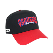 GORRA VAQUEROS NEGRA - VICERA ROJA