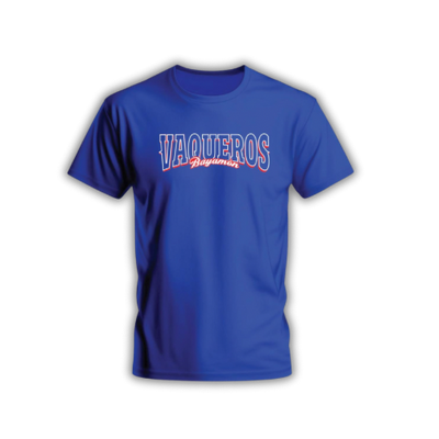 T-SHIRT -  VAQUEROS BLUE