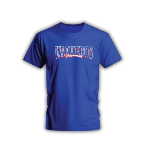T-SHIRT -  VAQUEROS BLUE