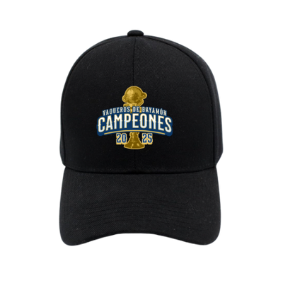 GORRA CAMPEONES NEGRA