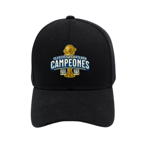GORRA CAMPEONES NEGRA