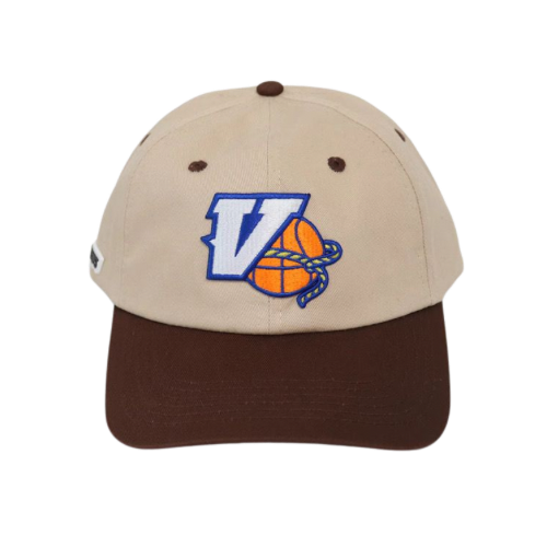 GORRA BEIGE & BROWN BASEBALL HAT