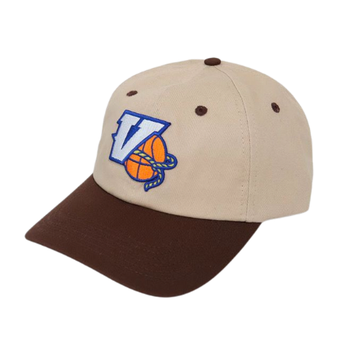 GORRA BEIGE & BROWN BASEBALL HAT