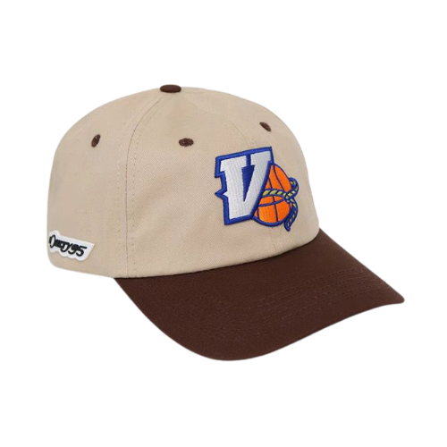 GORRA BEIGE & BROWN BASEBALL HAT