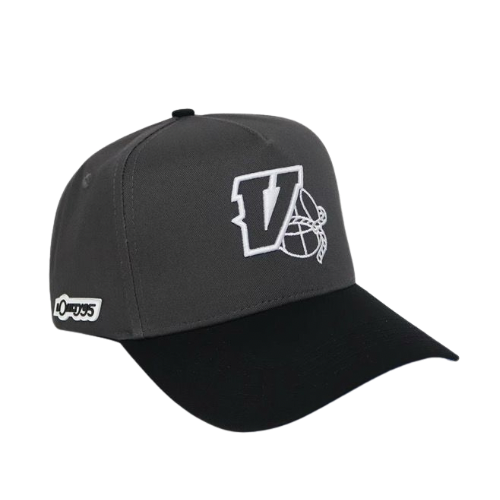 GORRA VAQUEROS GRIS - VICERA NEGRA Y AZUL