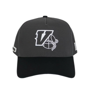 GORRA VAQUEROS GRIS - VICERA NEGRA Y AZUL