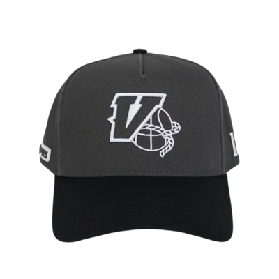GORRA VAQUEROS GRIS - VICERA NEGRA Y AZUL