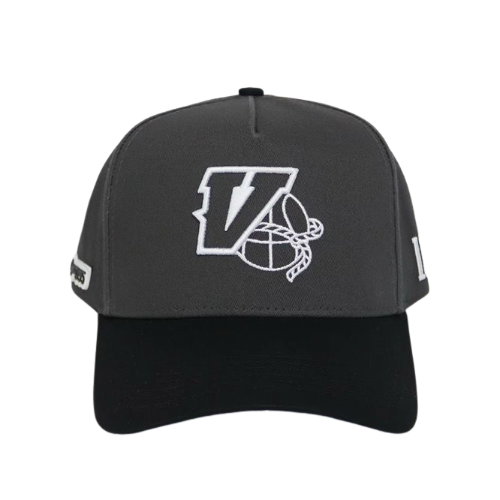 GORRA VAQUEROS GRIS - VICERA NEGRA Y AZUL BASEBALL