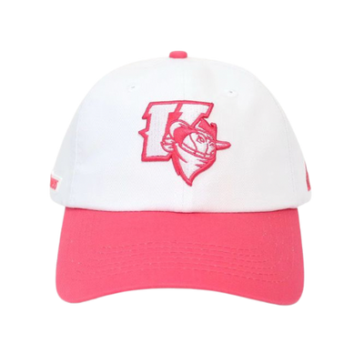 GORRA BLANCO Y ROSA BASEBALL