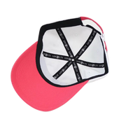 GORRA BLANCO Y ROSA BASEBALL