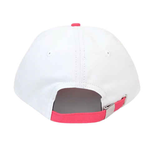 GORRA BLANCO Y ROSA BASEBALL