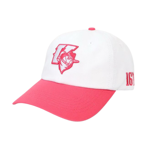 GORRA BLANCO Y ROSA BASEBALL