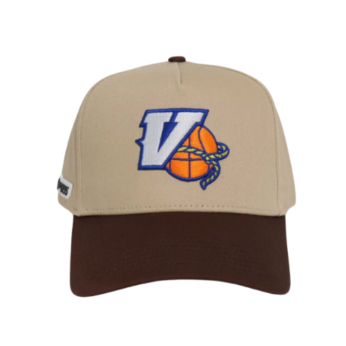 GORRA VAQUEROS BEIGE & BROWN SNAPBACK